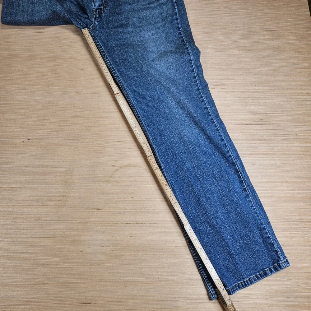 Levi's 527 Slim Bootcut Jeans Mens 36x32 Blue Denim Casual Workwear